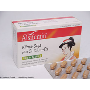 Produktbild von ALSIFEMIN Klima-Soja plus Calcium D3 Tabletten