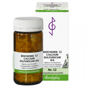 Produktbild von BIOCHEMIE 12 Calcium sulfuricum D 6 Tabletten