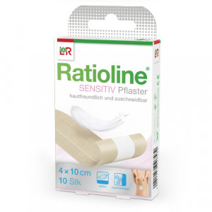 Produktbild von RATIOLINE sensitive Wundschnellverband 4 cmx1 m