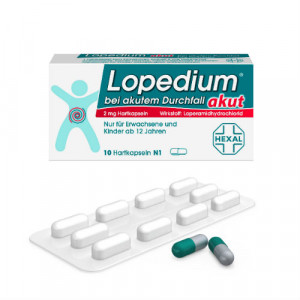 Produktbild von LOPEDIUM akut bei akutem Durchfall Hartkapseln