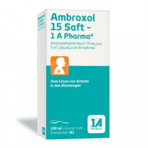 Produktbild von AMBROXOL 15 Saft-1A Pharma