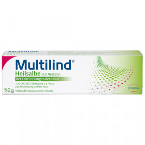 Produktbild von MULTILIND Heilsalbe m.Nystatin u.Zinkoxid