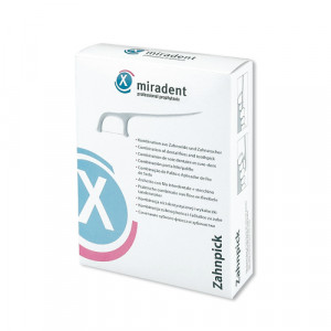 Produktbild von MIRADENT Zahnseidensticks Zahnpick