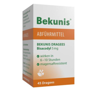 Produktbild von BEKUNIS Dragees Bisacodyl 5 mg magensaftres.Tabl.