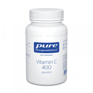 Produktbild von PURE ENCAPSULATIONS Vitamin C 400 gepuffert Kaps.