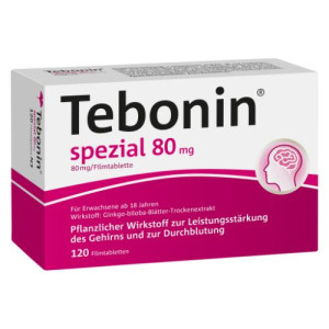 Produktbild von TEBONIN spezial 80 mg Filmtabletten