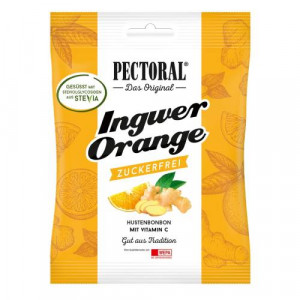 Produktbild von PECTORAL Ingwer Orange Bonbons zuckerfrei