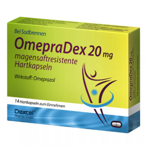 Produktbild von OMEPRADEX 20 mg magensaftresistente Hartkapseln