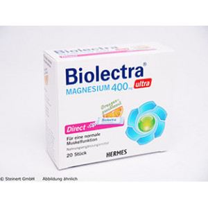 Produktbild von BIOLECTRA Magnesium 400 mg ultra Direct Orange