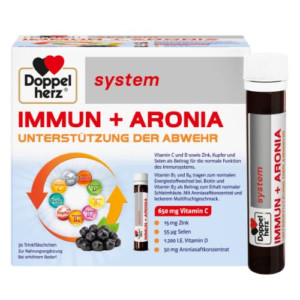 Produktbild von DOPPELHERZ Immun+Aronia system Ampullen