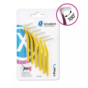 Produktbild von MIRADENT Interdentalb&uuml;rste I-Prox L 0,5 mm gelb