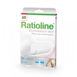 Produktbild von RATIOLINE Wundverband 15x10 cm steril