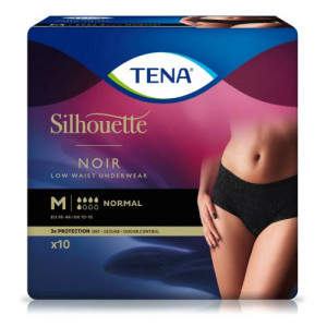 Produktbild von TENA SILHOUETTE normal M noir Inkontinenz Pants