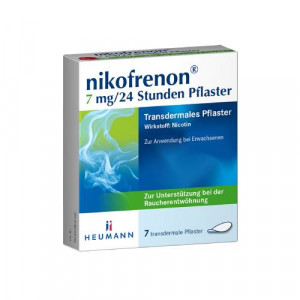 Produktbild von nikofrenon&reg; 7 mg/24 Stunden Pflaster