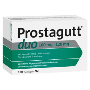 Produktbild von PROSTAGUTT duo 160 mg/120 mg Weichkapseln