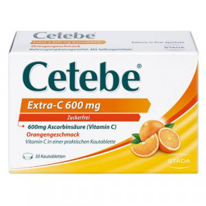 Produktbild von CETEBE Extra-C 600 mg Kautabletten