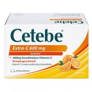 Produktbild von CETEBE Extra-C 600 mg Kautabletten