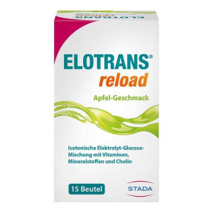 Produktbild von ELOTRANS reload Elektrolyt-Pulver Apfel Btl.